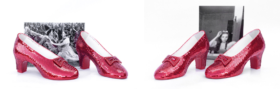 A pair of ruby slippers we crafted in October, 2019